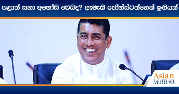 පළාත් සභා අහෝසි වෙයිද? ඇමැති ජෝන්ස්ටන්ගෙන් ඉඟියක්