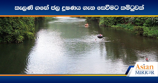 කැලණි ගඟේ ජල දූෂණය ගැන සෙවීමට කමිටුවක්